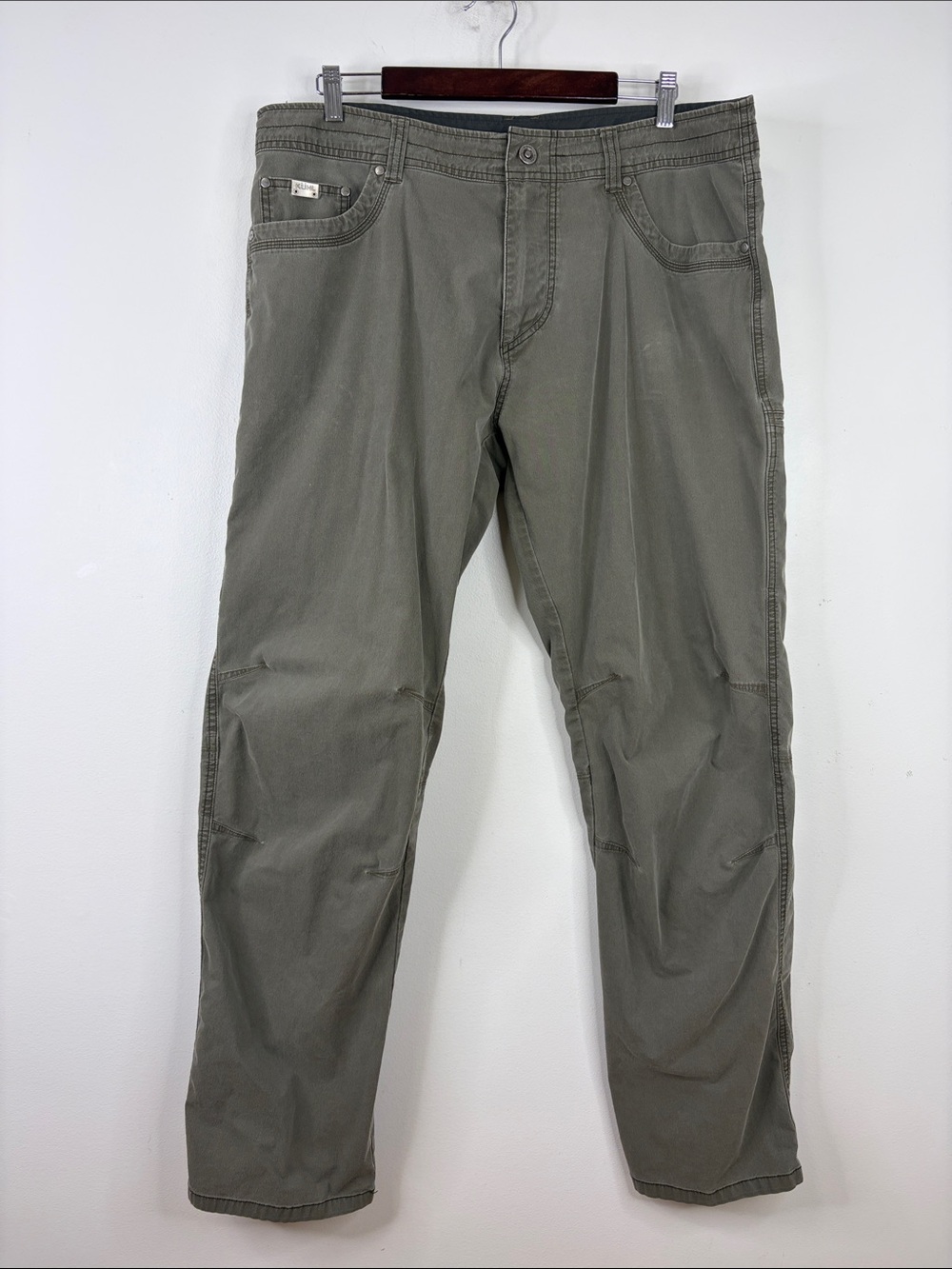 Kuhl Revolvr Pants Mens 38 x 33 Gray Straight Leg Rugged Workwear Heritage